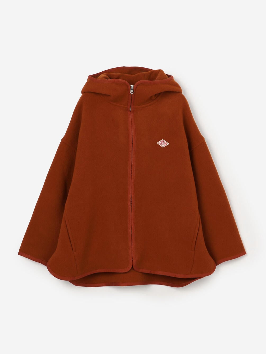 DANTON | ウールメルトン フードブルゾン WOMEN