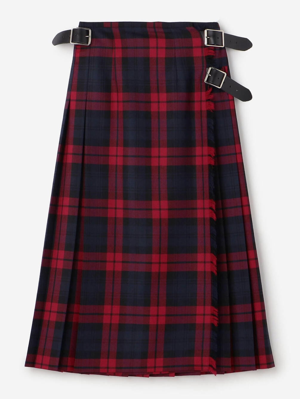 O'NEIL OF DUBLIN | ウーステッドウール ミドルキルトスカート WOMEN