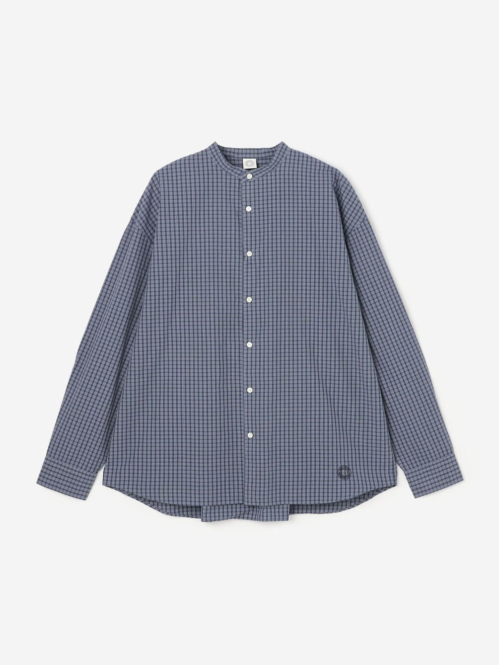 ORCIVAL | コットンワッシャー バンドカラーシャツ MEN