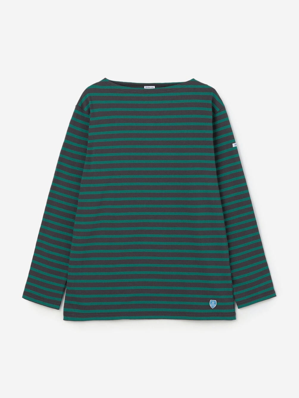 ORCIVAL | コットンロード ボートネック フレンチバスクTシャツ MEN