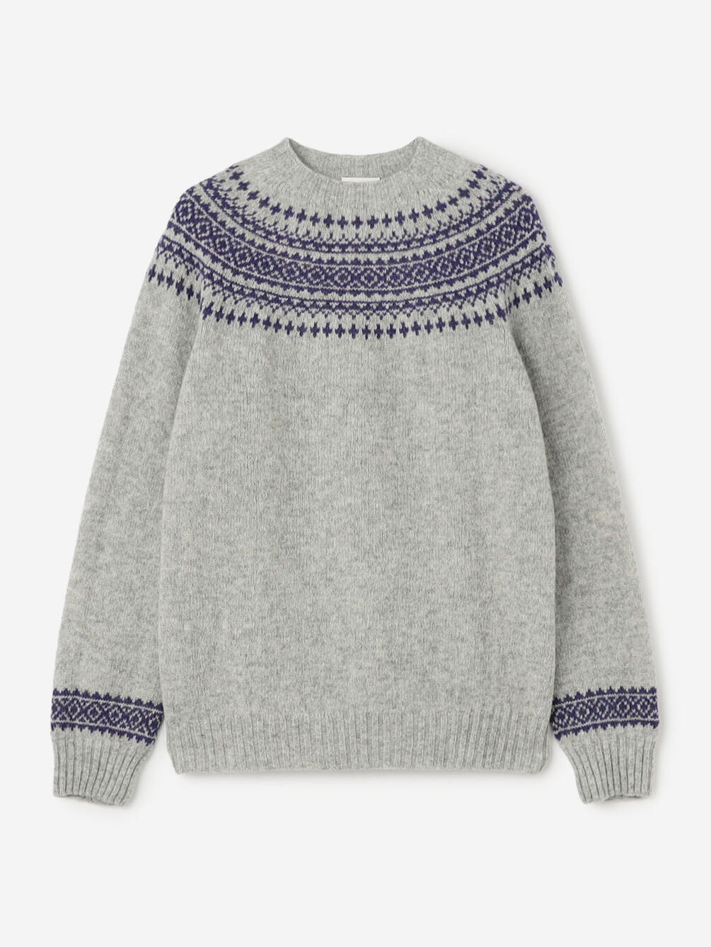 MORRIS & SONS |  ジーロンラム ノルディックセーター MEN