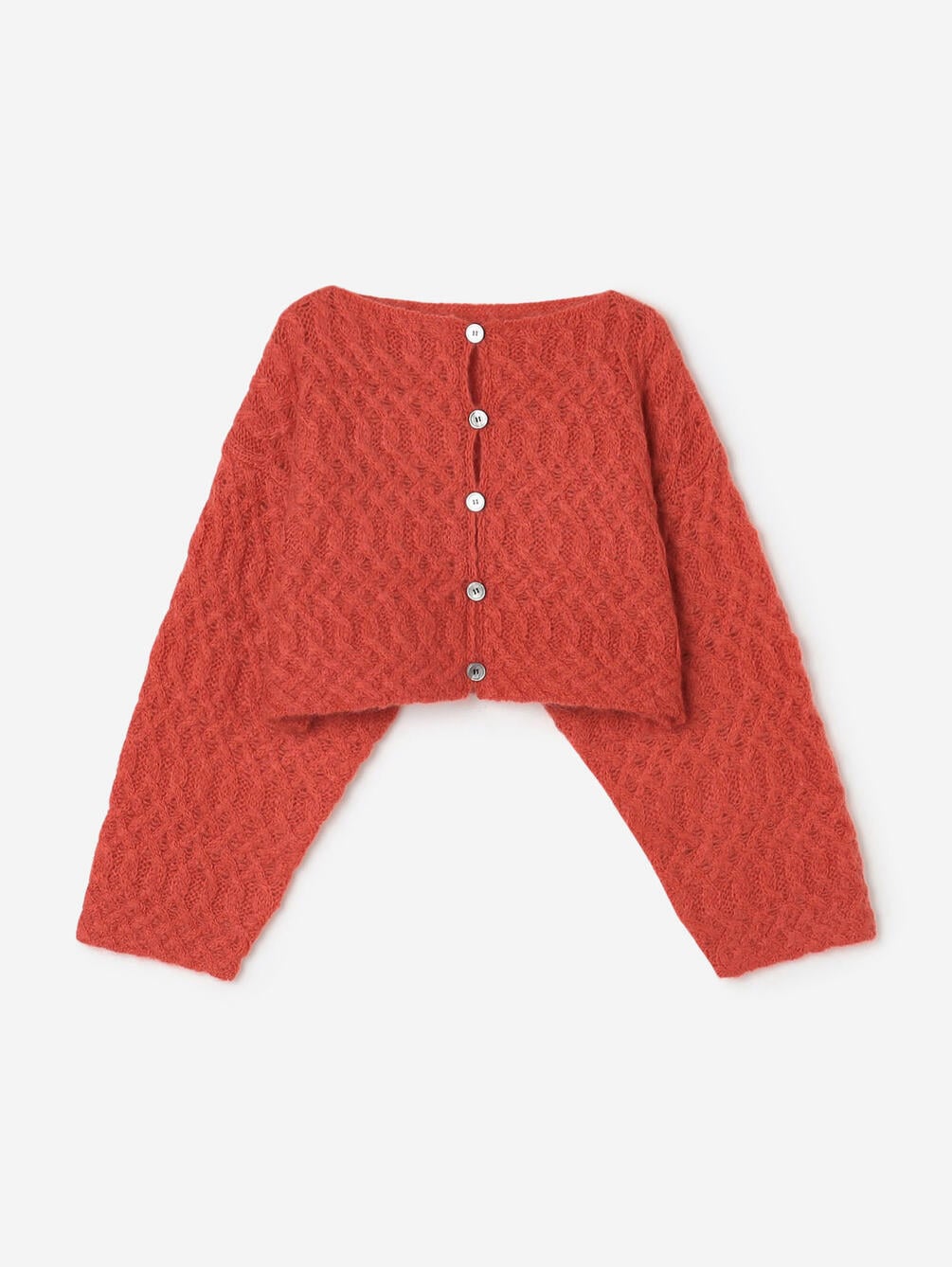 WALANCE | ウールモヘア クロップドカーディガン WOMEN