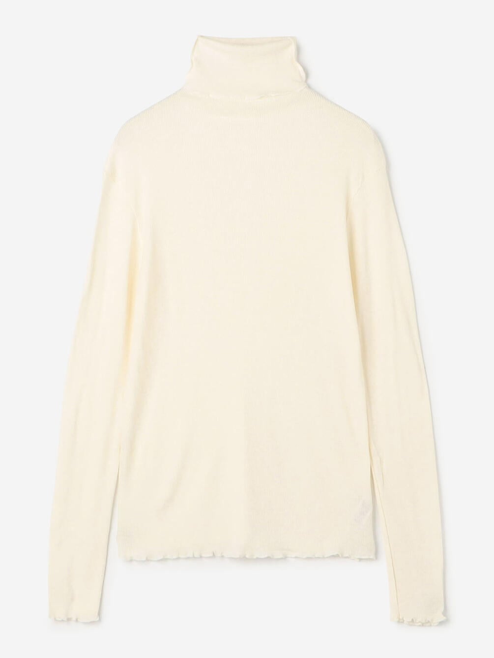 TICCA | ウールシルク ボトルネックプルオーバー WOMEN