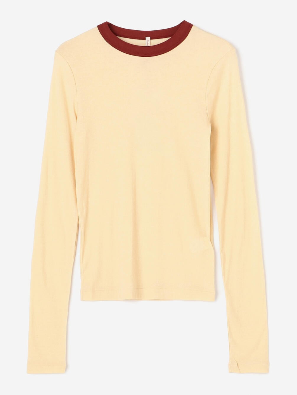 babaco | ツイストコットン ロングスリーブTシャツ WOMEN