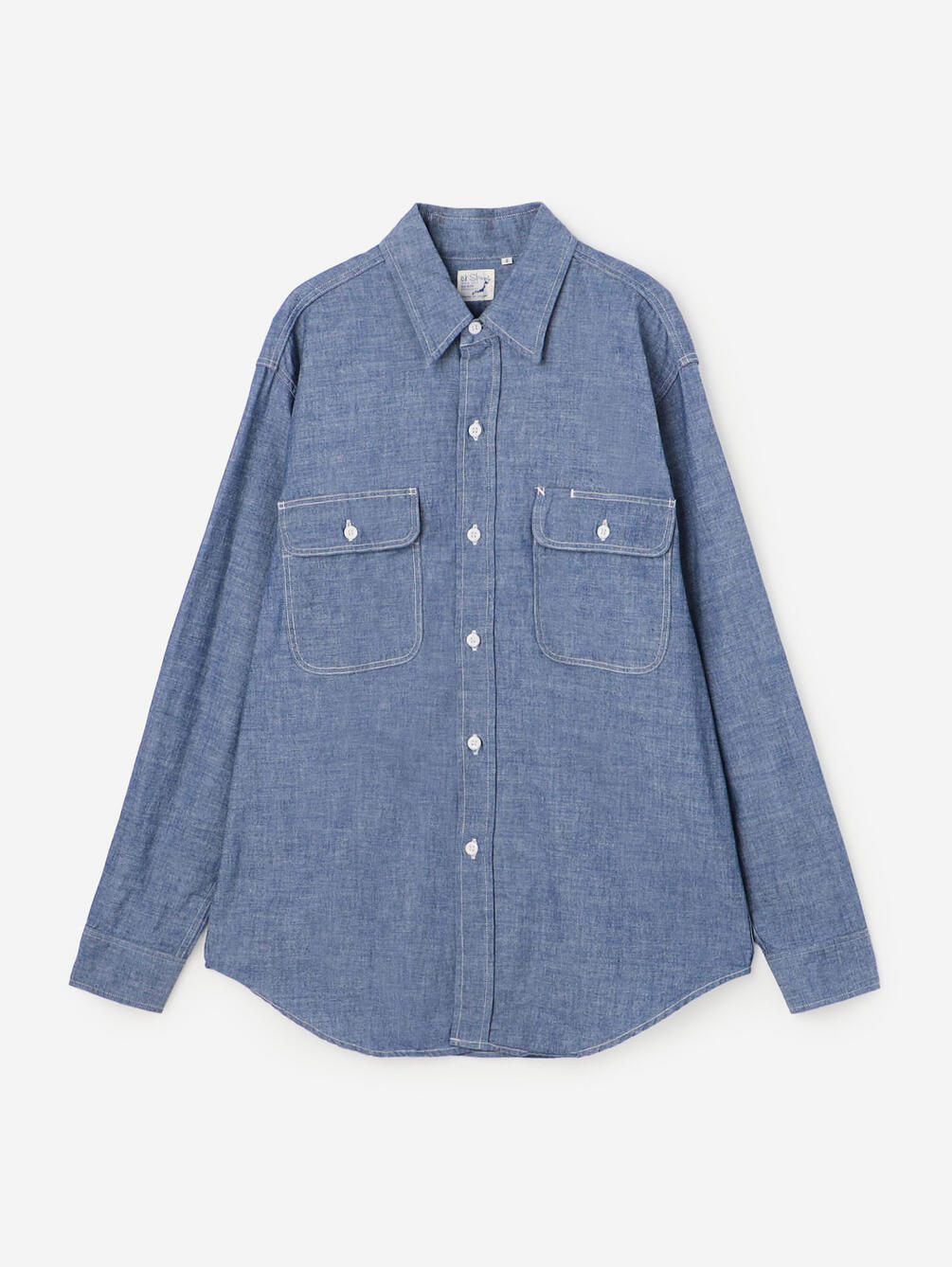 orSlow | シャンブレー フラップポケットワークシャツ WOMEN