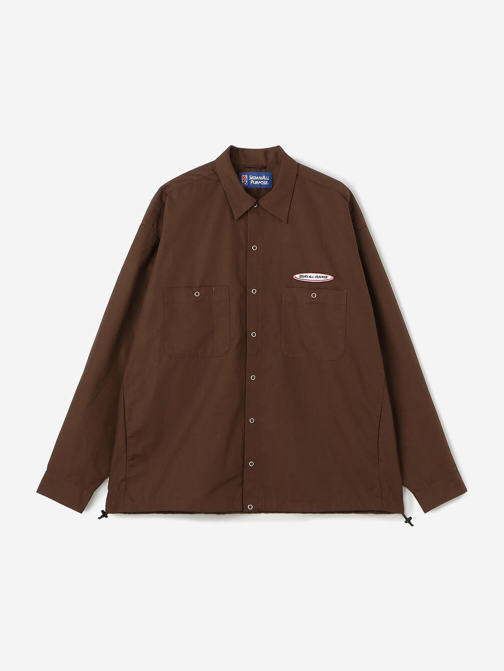 SEDAN ALL-PURPOSE | オーバルロゴ 長袖ワークシャツ MEN