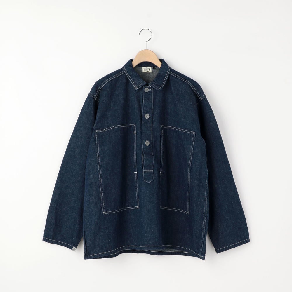 プルオーバーシャツジャケット One Wash Men Jacket Bshop ビショップ Bshop Online Store プルオーバーシャツジャケット One Wash Men Jacket Bshop ビショップ Bshop Online Store