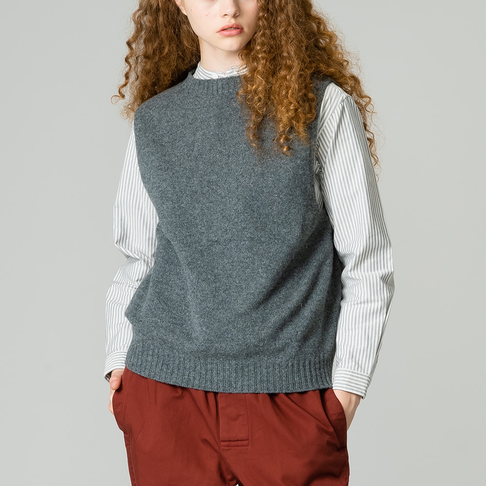 ジーロンラム ニットベスト Women Knit Bshop ビショップ Bshop Online Store ジーロンラム ニットベスト Women Knit Bshop ビショップ Bshop Online Store