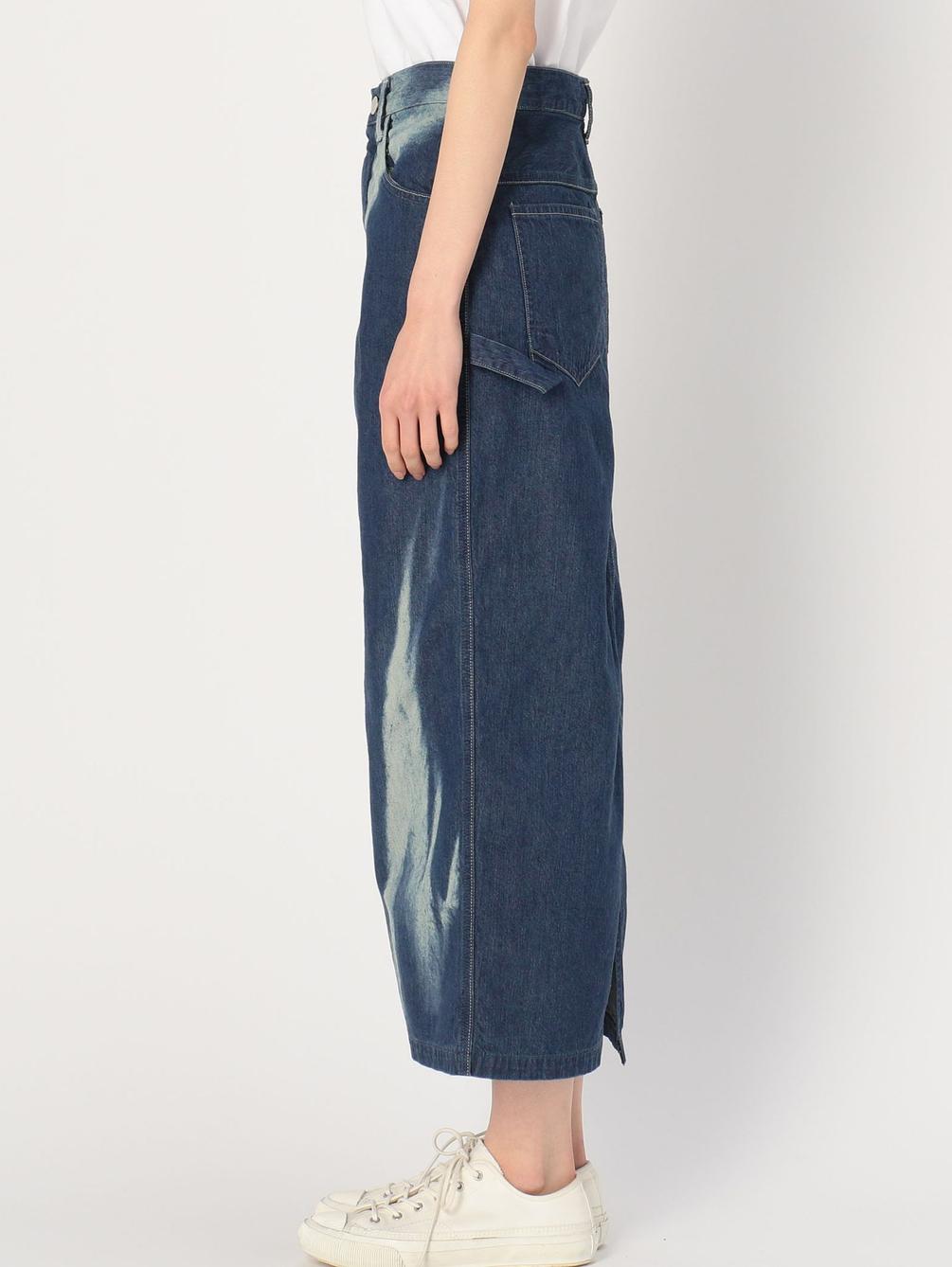 サンフェードブリーチデニムスカート Women Skirt Bshop ビショップ Bshop Online Store サンフェードブリーチデニムスカート Women Skirt Bshop ビショップ Bshop Online Store