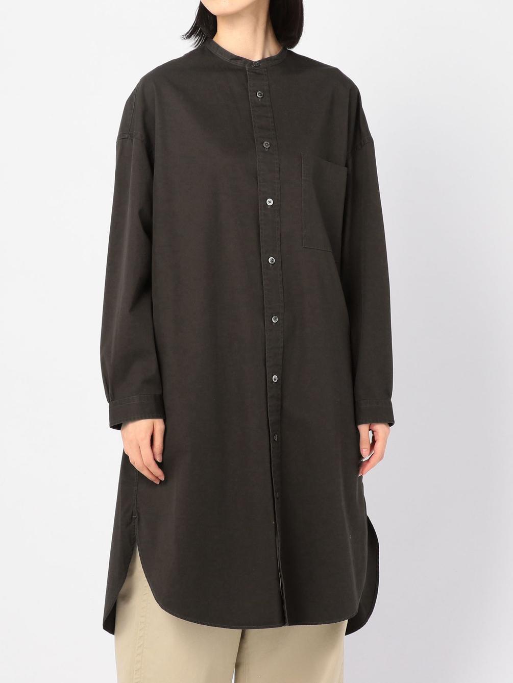 Gymphlex バンドカラーシャツワンピース Bit Women Shirt Bshop ビショップ Bshop Gymphlex バンドカラーシャツワンピース Bit Women Shirt Bshop ビショップ Bshop