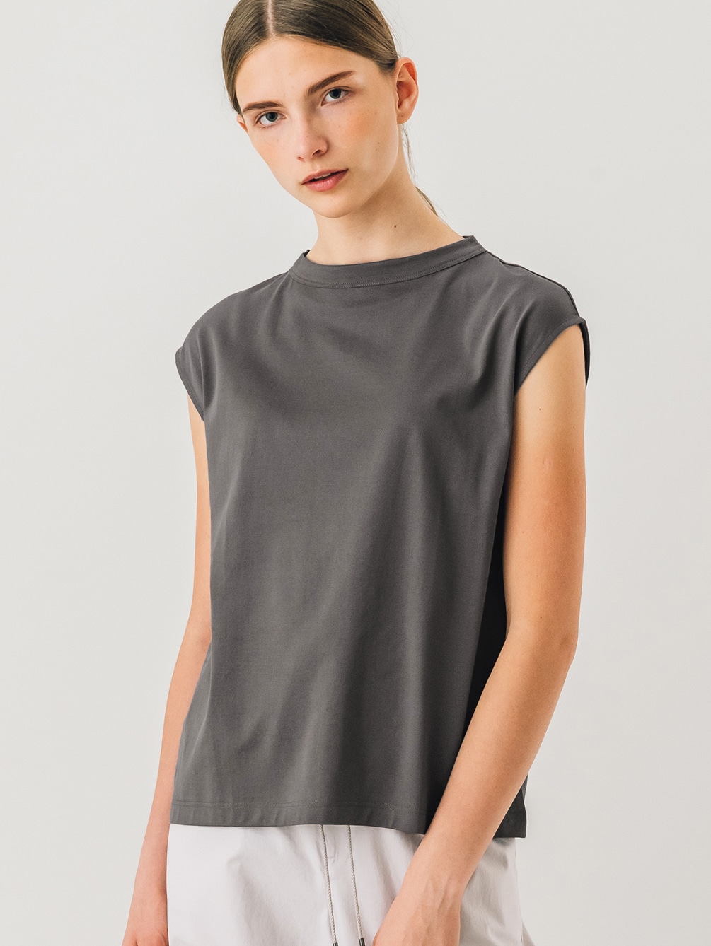 Handvaerk 60 2 ボトルネックノースリーブtシャツ Women Handvaerk 60 2 ボトルネックノースリーブtシャツ Women