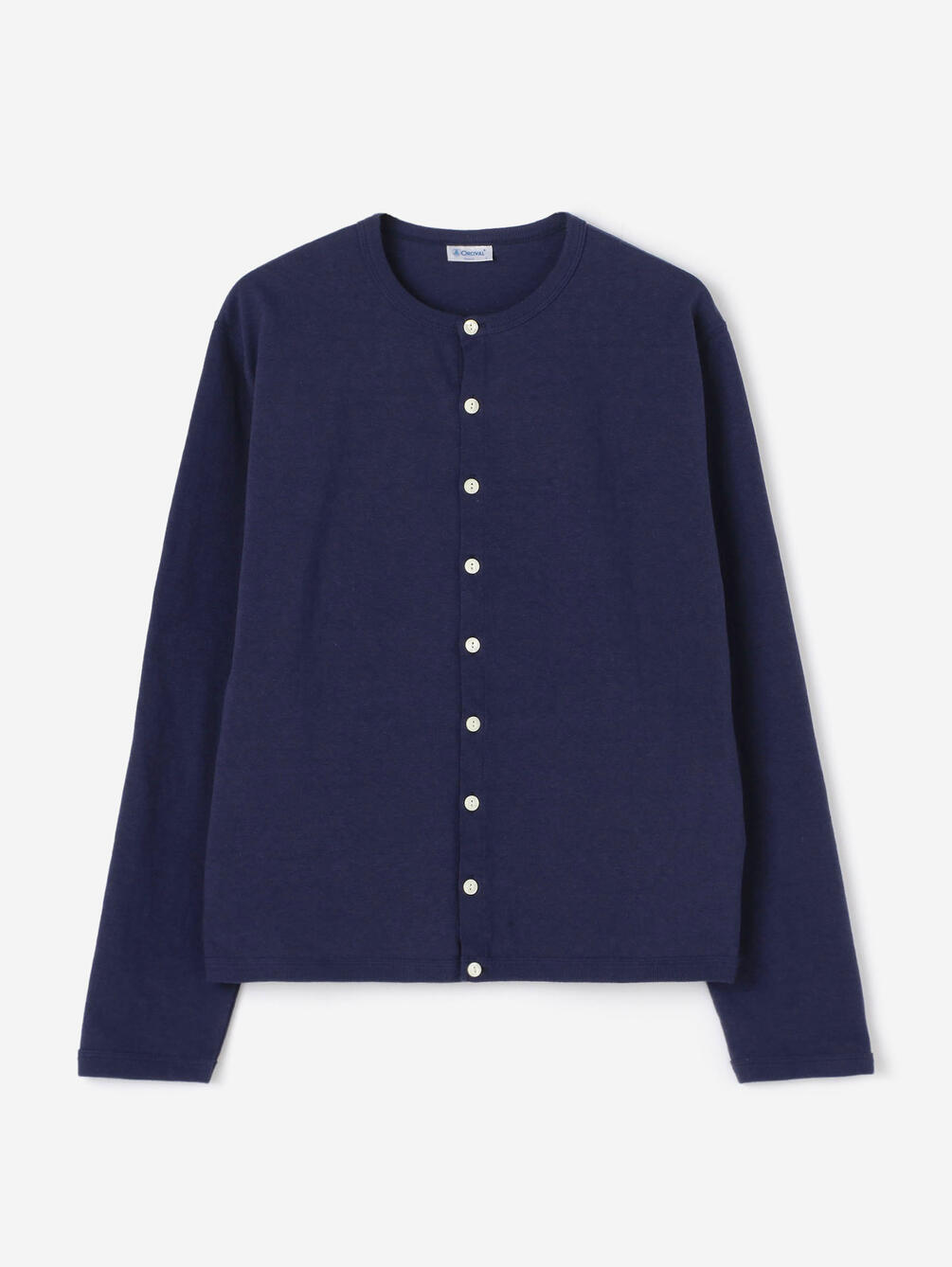ORCIVAL | コットンスラブ天竺 クルーネックカーディガン WOMEN ORCIVAL | コットンスラブ天竺 クルーネックカーディガン WOMEN