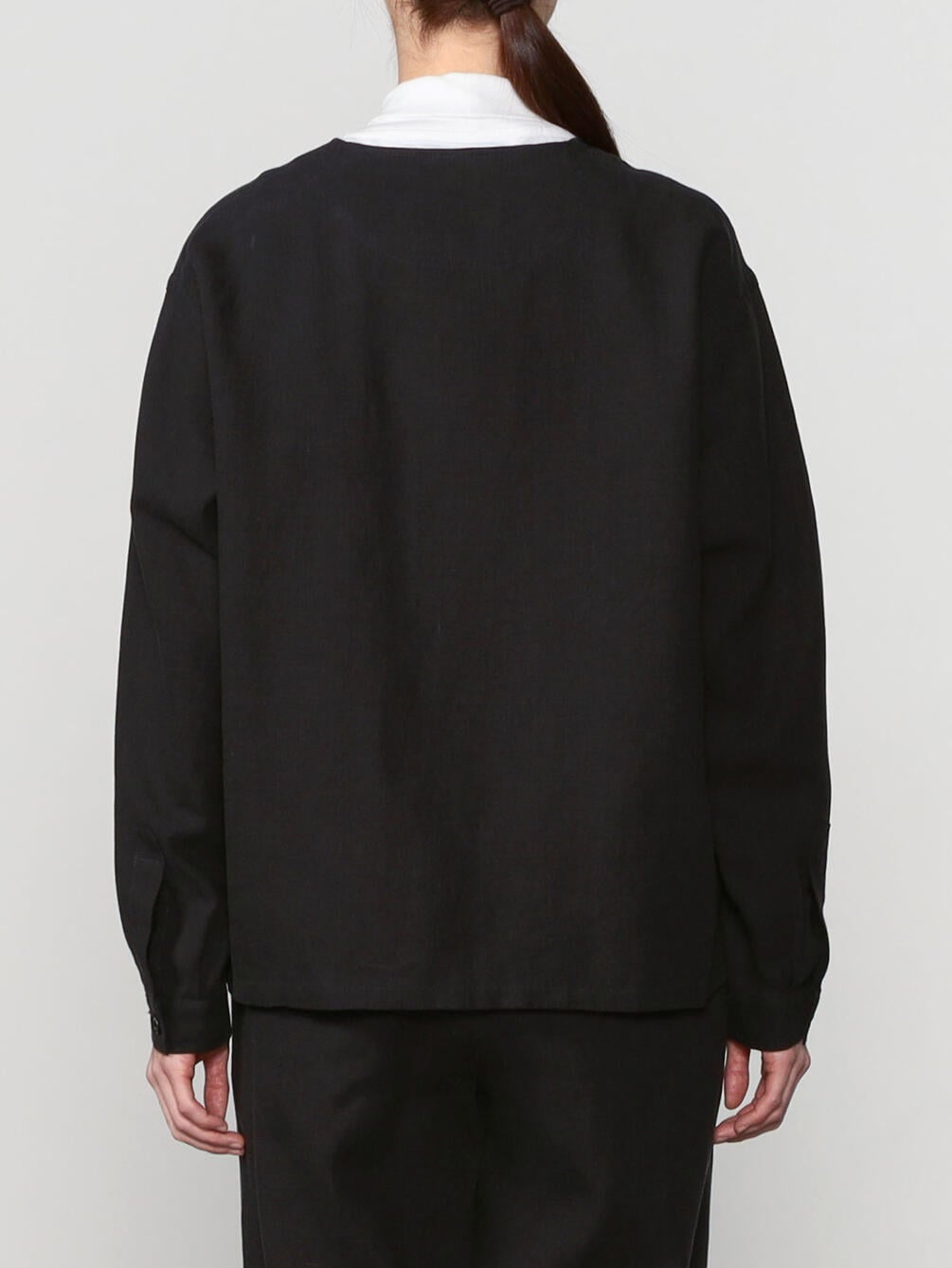 Le Glazik リネンノーカラーシャツジャケット Women Le Glazik Bshop ビショップ Bshop