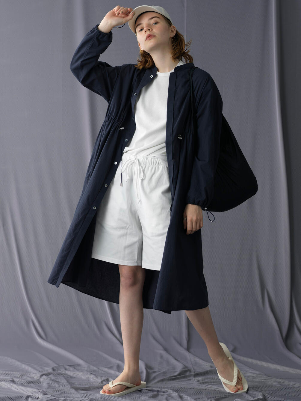 1906 Gymphlex Sport Wear バンドカラーシャツワンピース Cab Women すべてのdress Bshop ビショップ Bshop