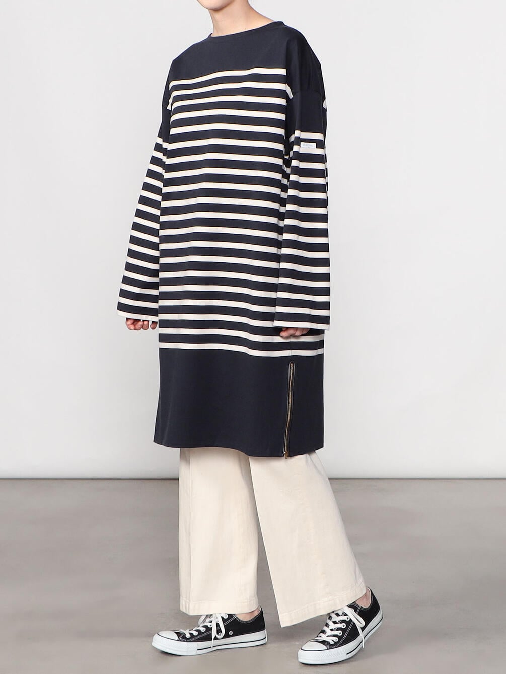 Orcival Depuis 1939 オーガニックジャージー ボートネックワンピース Women Orcival Depuis 1939 オーガニックジャージー ボートネックワンピース Women