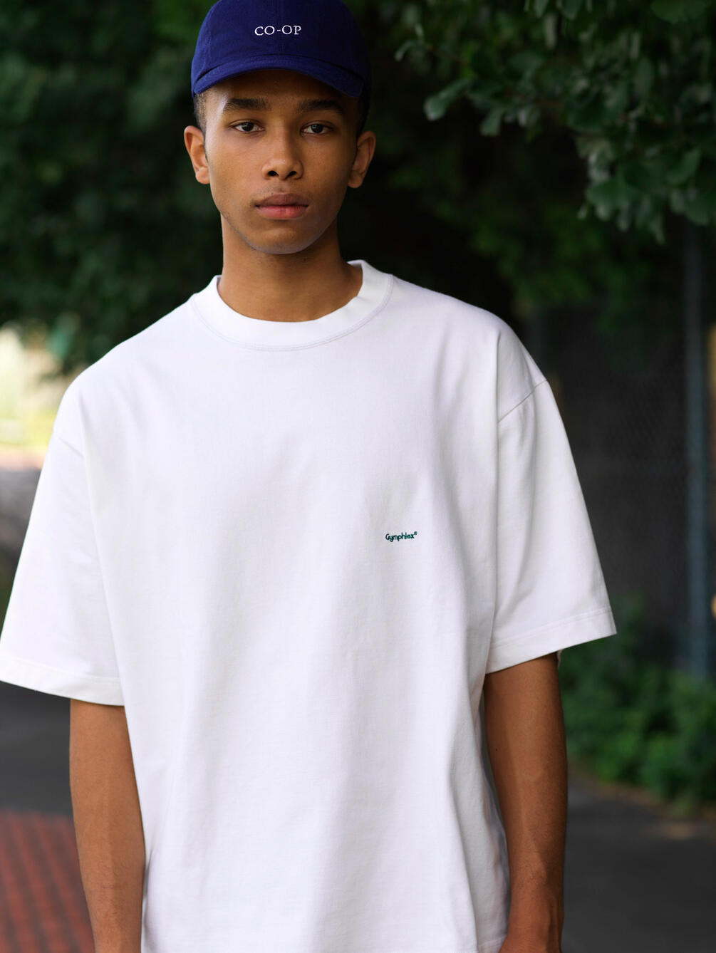 Gymphlex ロゴ刺繍 半袖ビッグtシャツ Men Gymphlex ロゴ刺繍 半袖ビッグtシャツ Men