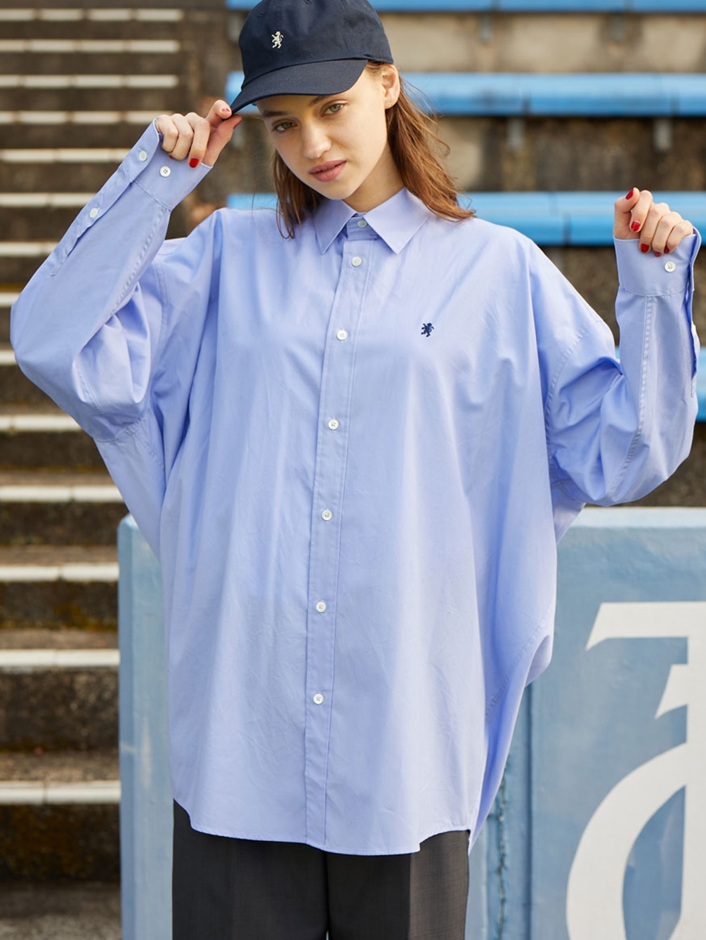 THE SHINZONE |〈別注〉STRIPE DADDY SHIRT WOMEN