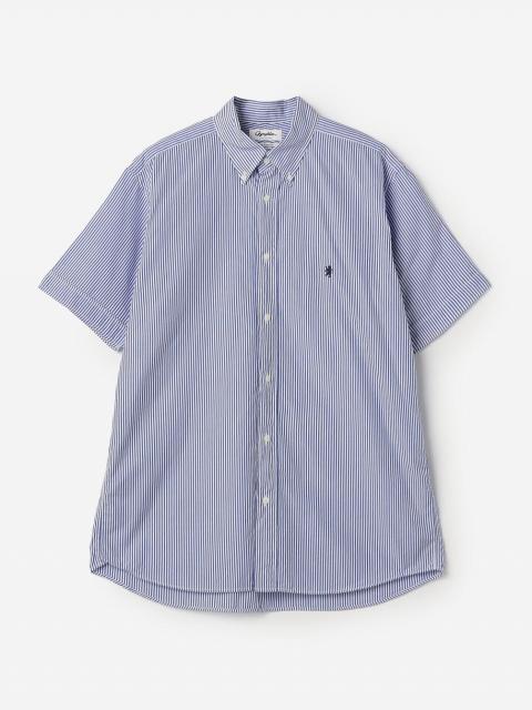 Gymphlex | コットンブロード ボタンダウン半袖シャツ MEN