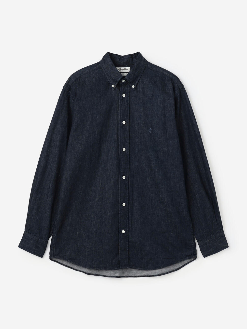 Gymphlex | ライトデニム 長袖ボタンダウンシャツ MEN