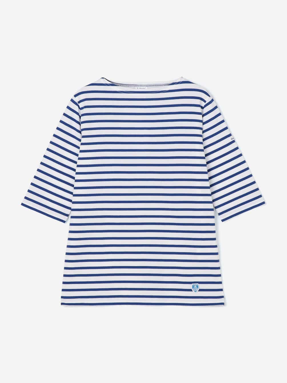 ORCIVAL | ジャージー ボートネック5分袖Tシャツ WOMEN