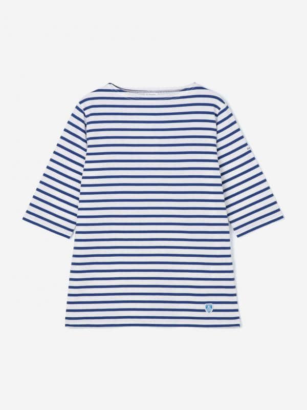 ORCIVAL | ジャージー ボートネック5分袖Tシャツ WOMEN