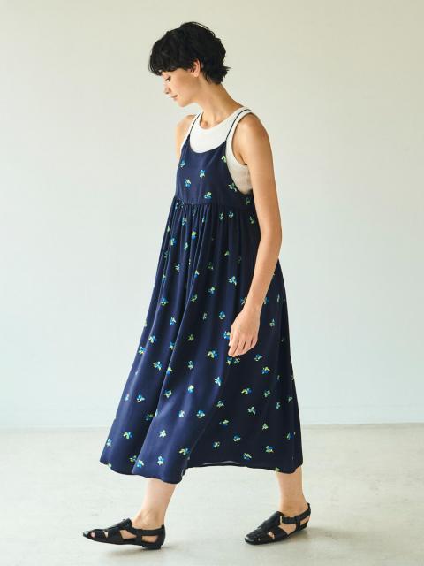 エラスティックPT 36サイズ　ブラック LE GLAZIK | プリント エラスティックパンツ WOMEN