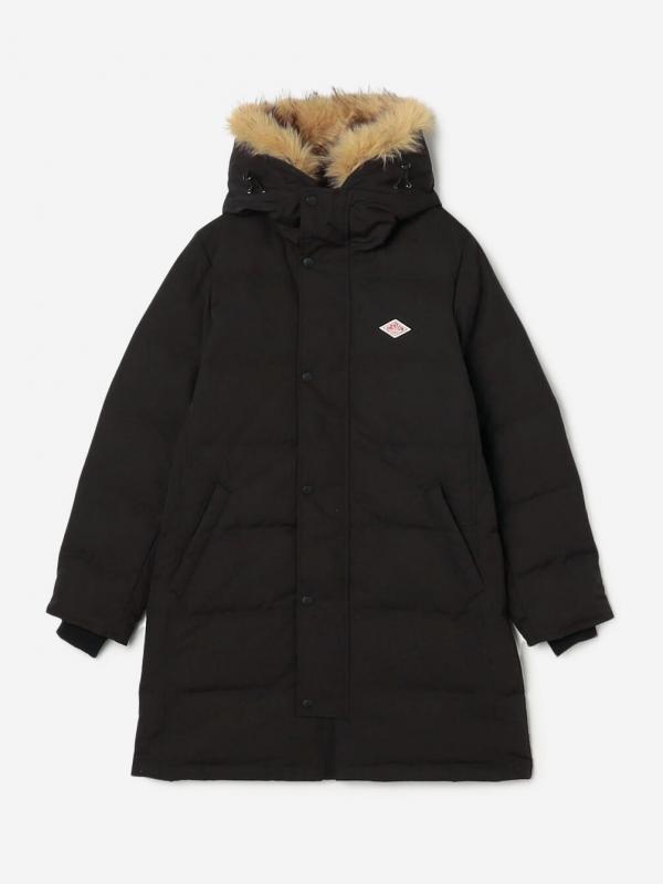 DANTON | ファー付キルトダウンコート WOMEN