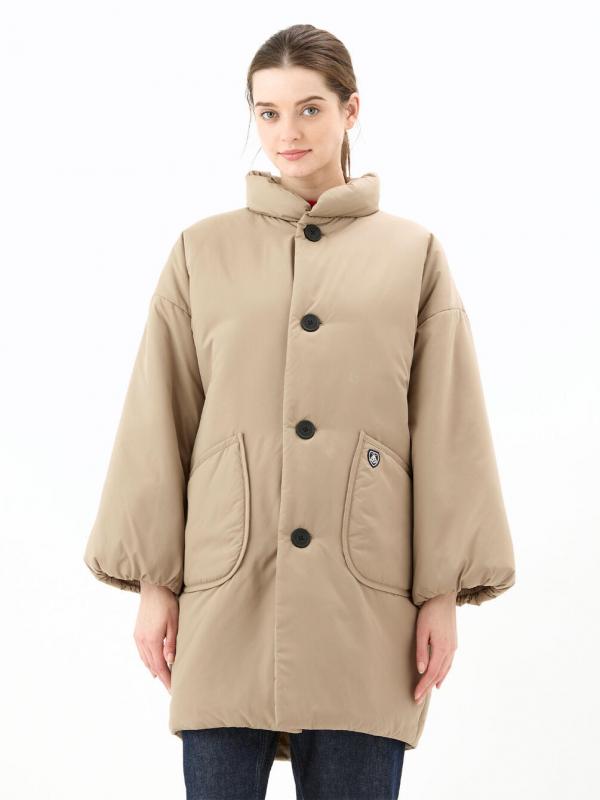 ORCIVAL | スタンドカラー中綿ロングブルゾン WOMEN