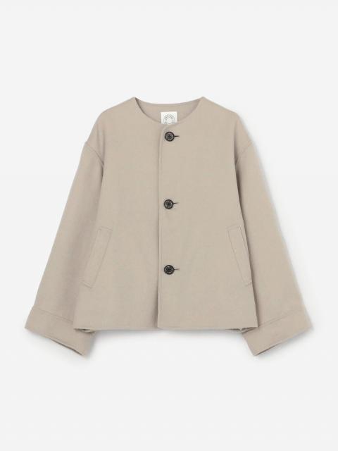 ORCIVAL | リバーウール ノーカラーブルゾン WOMEN