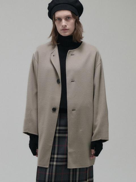 Orcival フード付きウールコート BShop ORCIVAL | リバーウール フードコート WOMEN