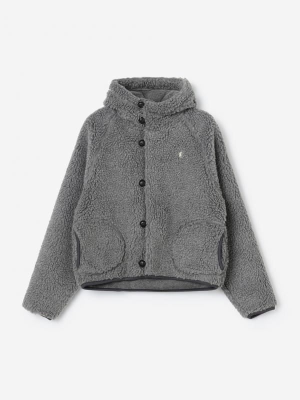 Gymphlex | ボア フードショートジャケット WOMEN