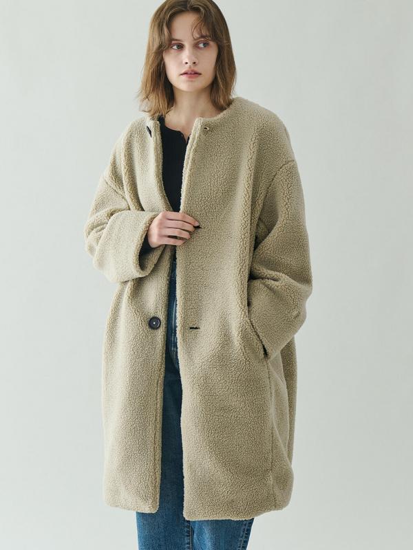 J&M ウールコート ベージュ 10 上品 大人 シンプル 厚手 撥水ツイル トレンチコート / J.PRESS LADIES | ファッション
