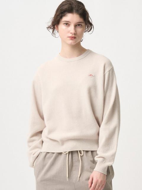 DANTON | ラムウール クルーネックニットプルオーバー WOMEN
