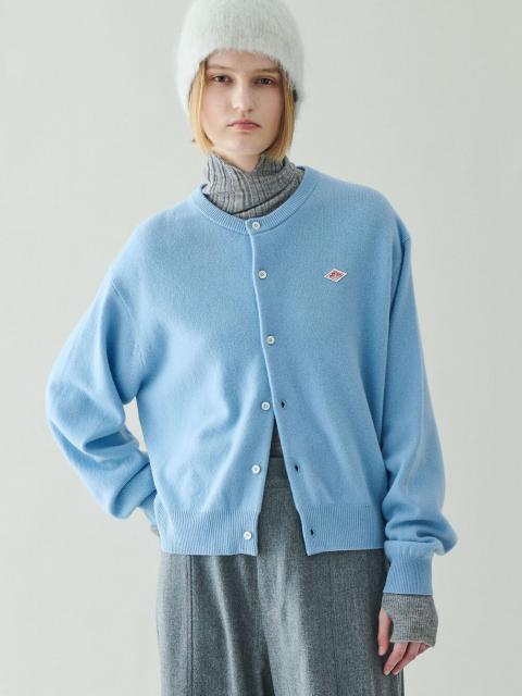 DANTON | ラムウール クルーネックニットカーディガン WOMEN