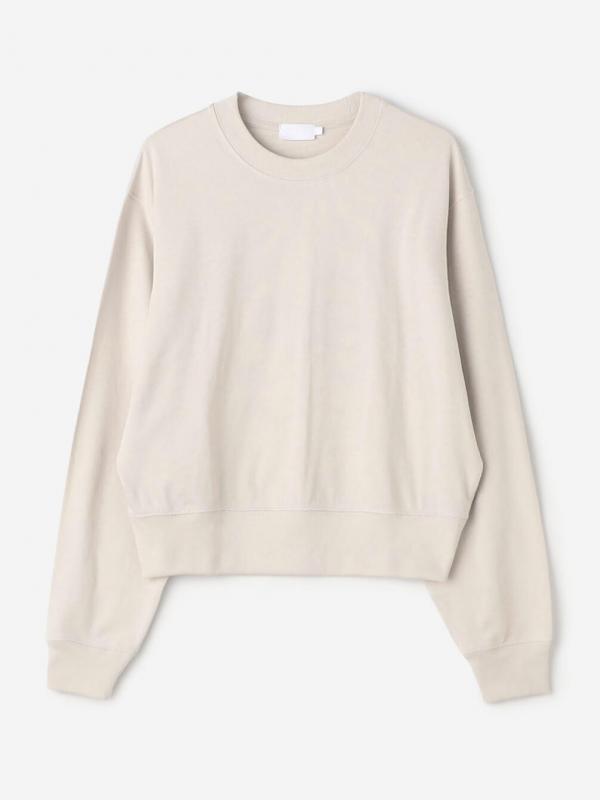 handvaerk |  コットン クルーネック長袖Tシャツ WOMEN