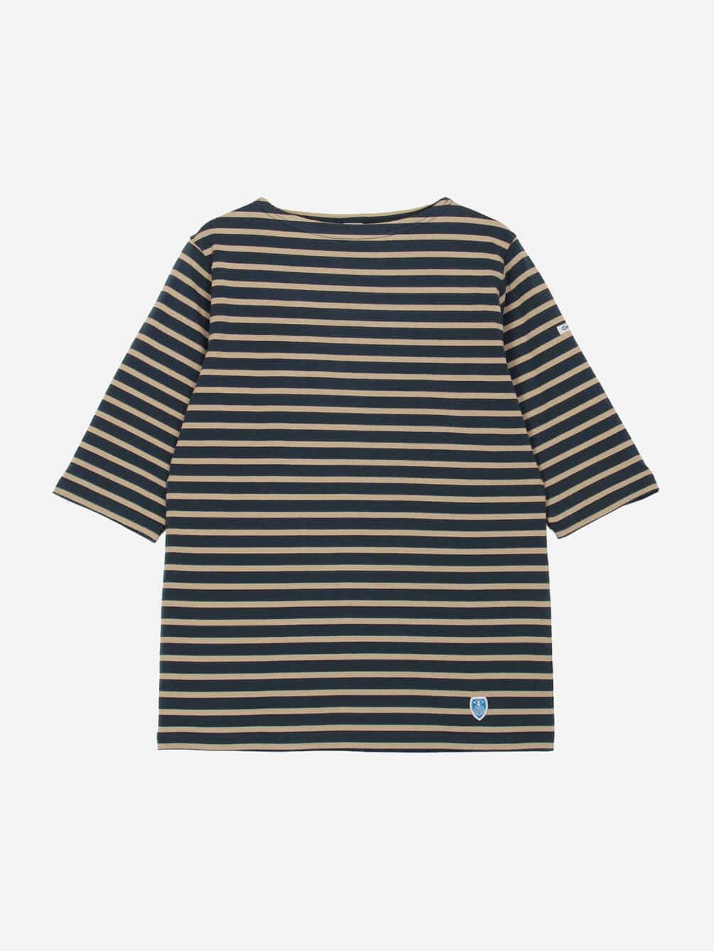 ORCIVAL | ジャージー ボートネック5分袖Tシャツ WOMEN