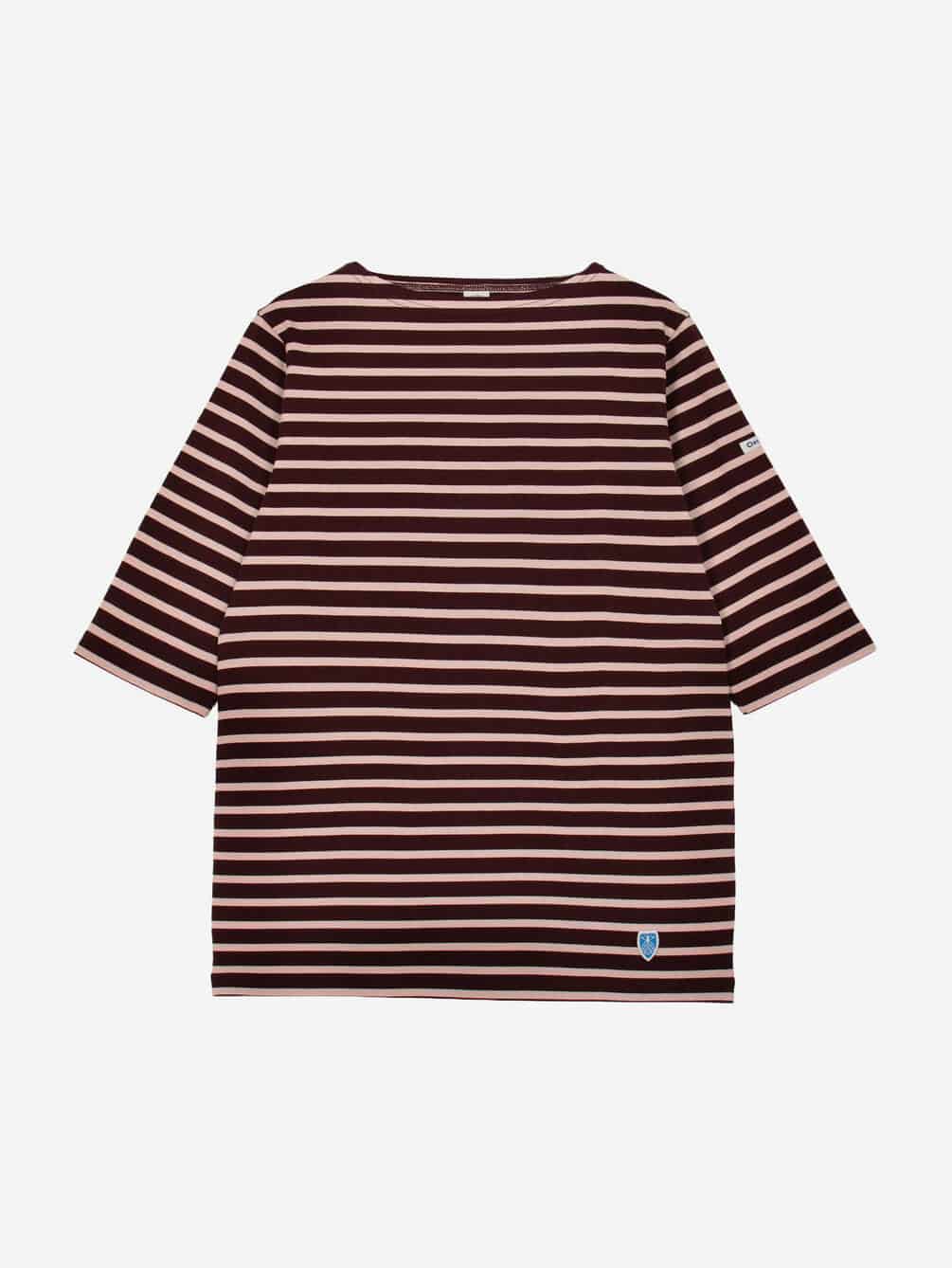 ORCIVAL | ジャージー ボートネック5分袖Tシャツ WOMEN