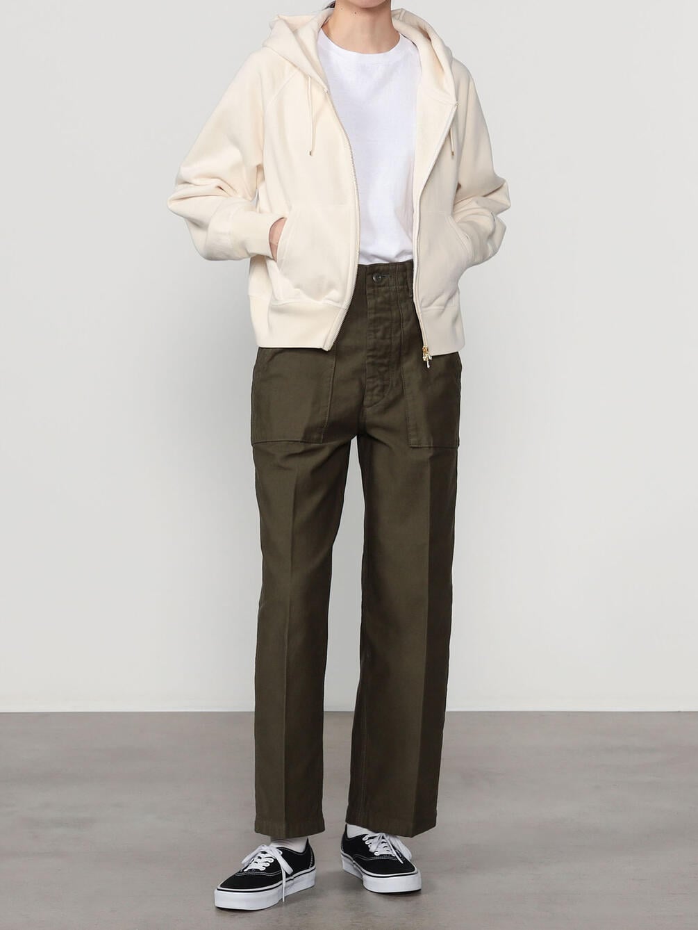 ORCIVAL | 〈別注〉コットン裏毛 フルジップパーカー WOMEN