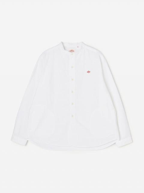 DANTON | オックスフォード バンドカラーシャツ SOLID WOMEN