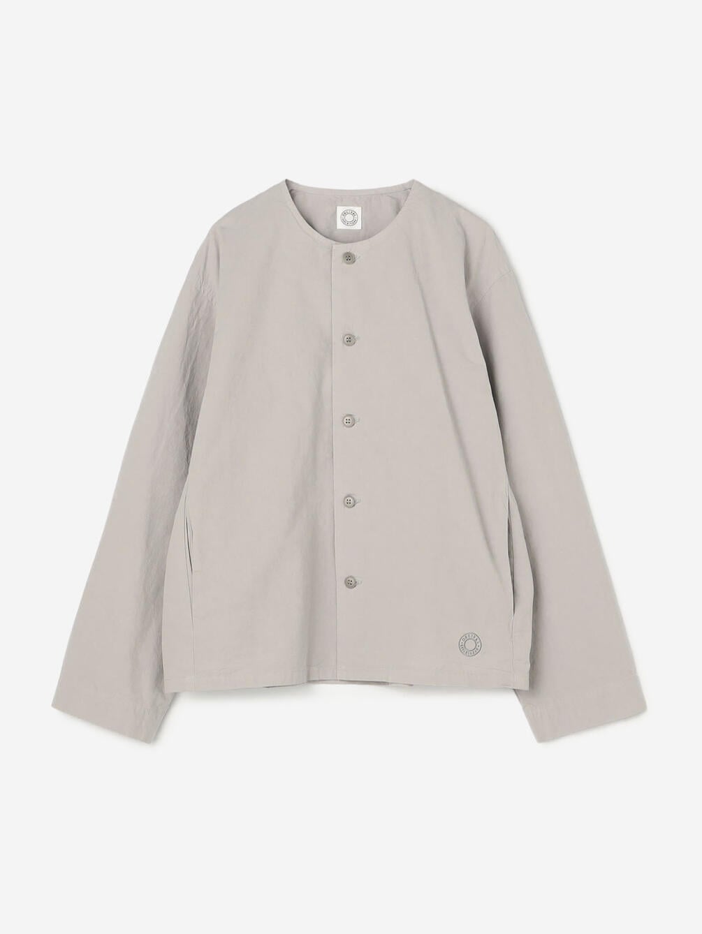 ORCIVAL | コットンツイル ノーカラーシャツブルゾン WOMEN