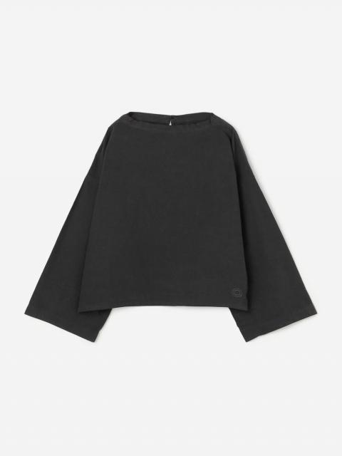 ORCIVAL | ガーメントダイ スタンドカラープルオーバー WOMEN