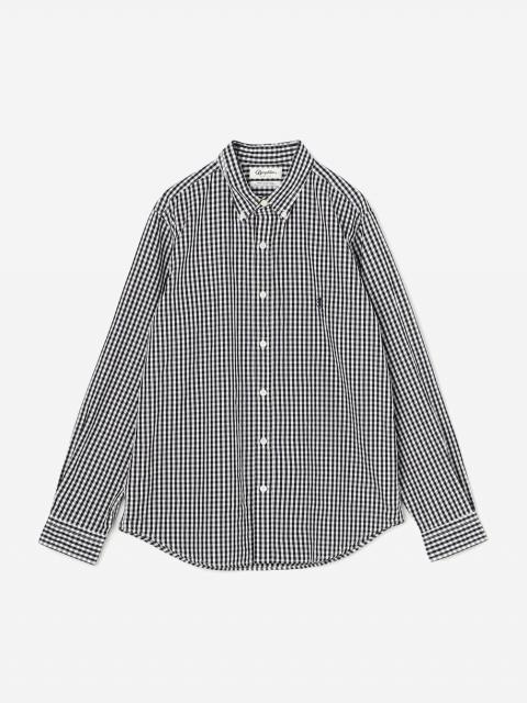 Gymphlex | 長袖 ボタンダウンシャツ GINGHAM WOMEN