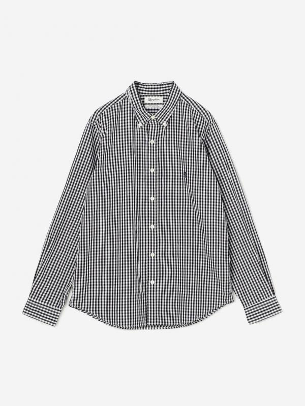 Gymphlex | 長袖 ボタンダウンシャツ GINGHAM WOMEN