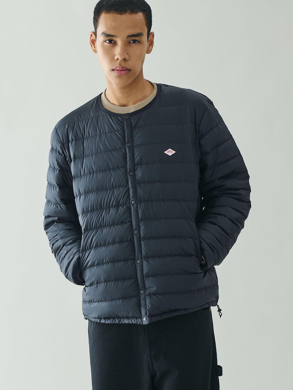 DANTON クルーネック インナーダウンジャケット ネイビー 楽天市場】ダントン DANTON インナーダウン ジャケット メンズ