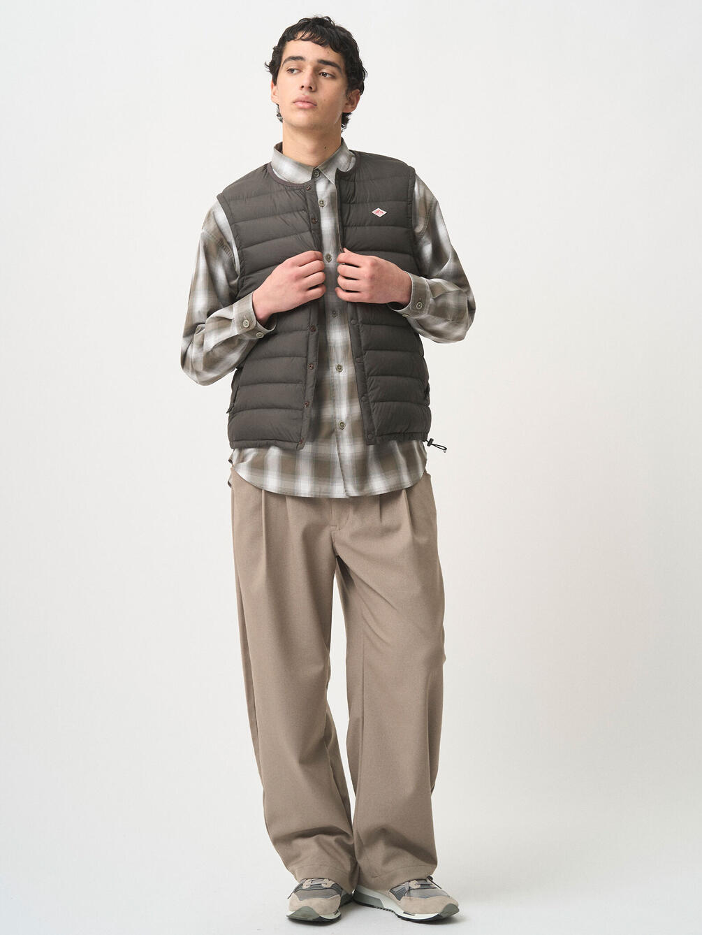 Danton インナーダウンベスト DANTON/ダントン インナーダウンクルーネックベスト INNER DOWN