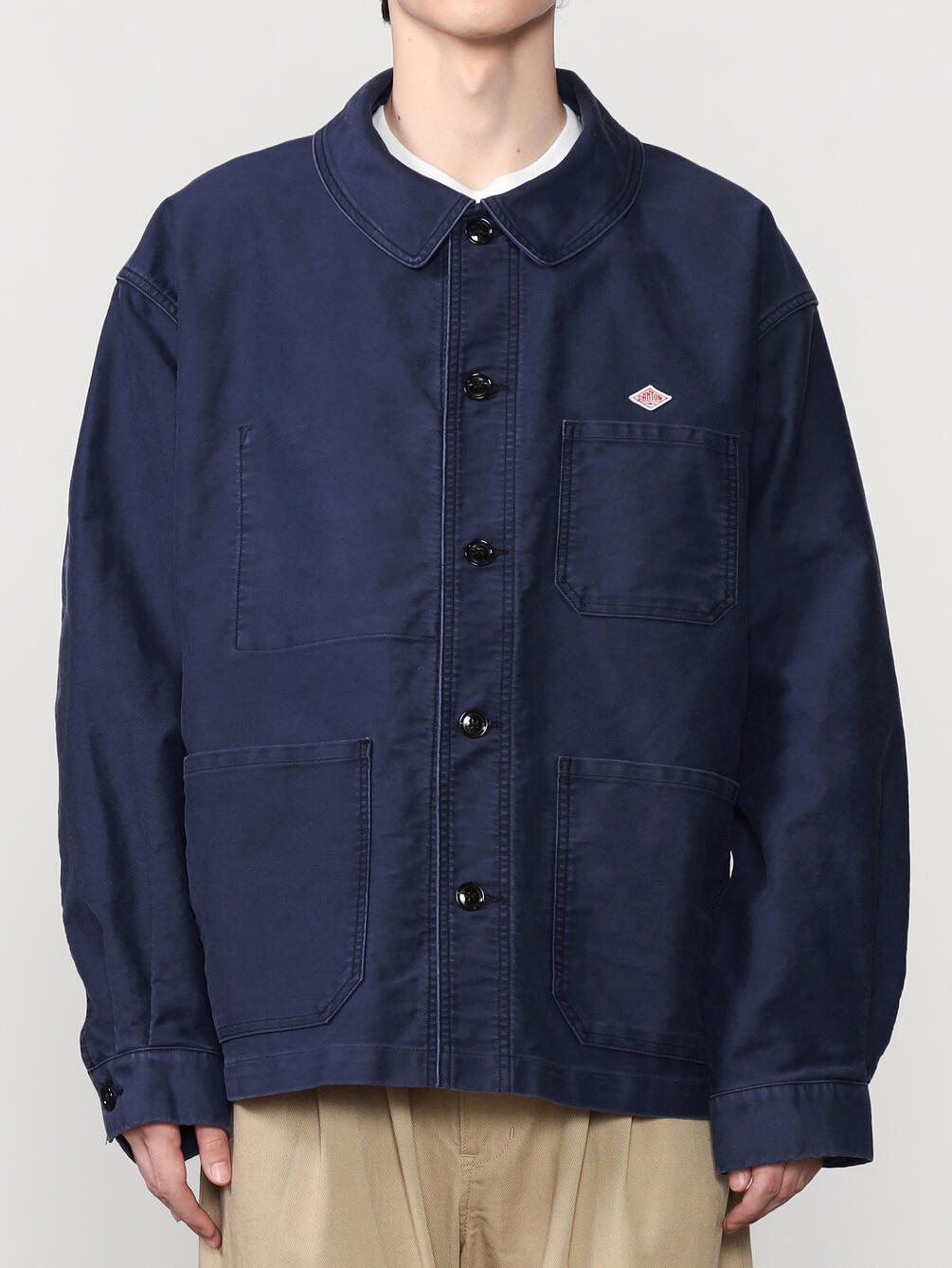 DANTON | コットンモールスキン ワイドカバーオール MEN