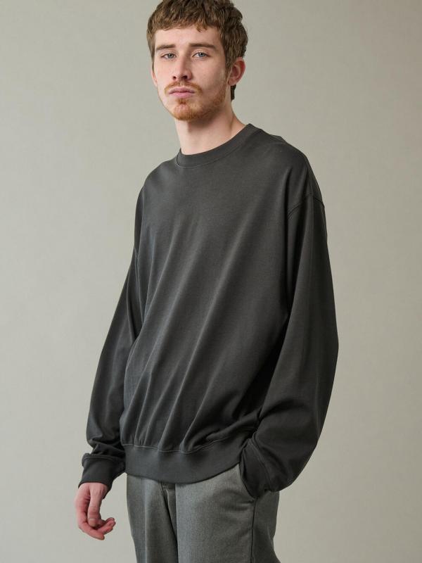 en. ブラック スウェット L クォーター ジップ スウェット / RI VS QUARTER ZIP SWEAT