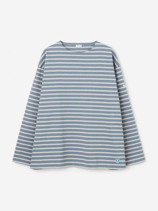 トップス/34/コットン/BRW/無地/TVB030COP ドットラメデザインシースルートップス（Tシャツ/カットソー