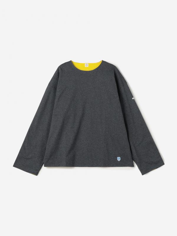 美品 ORCIVAL 裏フリース カットソー オーシバル BSHOP ブラック 美品 ORCIVAL 裏フリース カットソー オーシバル BSHOP ブラック
