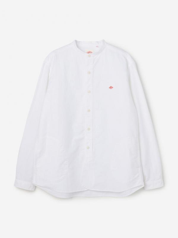 DANTON | オックスフォード バンドカラーシャツ SOLID MEN